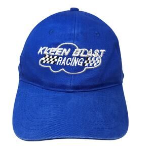 Kleen Blast Racing Baseball Cap Blue One Size Adjustable Embroidered Cameo